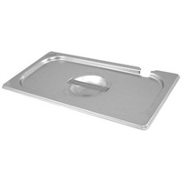 Click for a bigger picture.St/St Gastronorm Pan Notched Lid 1/1
