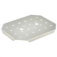 Click for a bigger picture.St/St 1/2 Size Drainer Plate