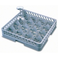 Click for a bigger picture.Genware 16 Compartment Glass Rack