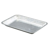 Click for a bigger picture.Galvanised Steel Tray 20x14x2cm