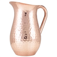 Click for a bigger picture.GenWare Hammered Copper Plated Water Jug 2L/67.6oz
