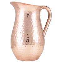 Click for a bigger picture.GenWare Hammered Copper Plated Water Jug 2L/ 67.6oz