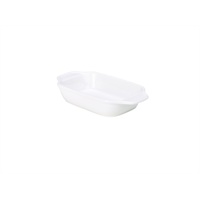 Click for a bigger picture.Genware Porcelain Individual Rectangular Dish 16 x 11cm/ 6.3 x 4.5"