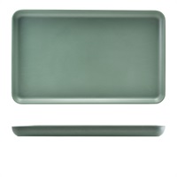 Click for a bigger picture.GenWare Melamine Green Jute Platter GN 1/1