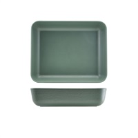 Click for a bigger picture.GenWare Melamine Green Jute Deep Dish GN 1/2