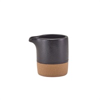 Click for a bigger picture.GenWare Kava Black Stoneware Jug 9cl/ 3.2oz