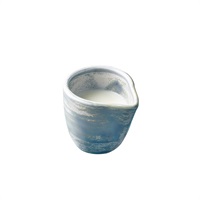 Click for a bigger picture.Terra Porcelain Seafoam Jug 9cl/3oz