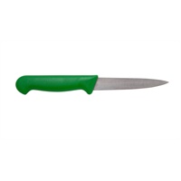 Click for a bigger picture.Genware 4" Vegetable Knife Green
