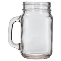 Click for a bigger picture.Genware Glass Mason Jar 64.5cl/ 22.7oz