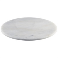 Click for a bigger picture.White Marble Platter 33cm Dia