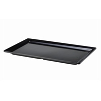 Click for a bigger picture.Black Melamine Platter GN 1/1 Size 53 X 32cm