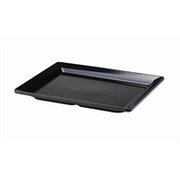 Click for a bigger picture.Black Melamine Platter GN 1/2 Size 32 X 26cm