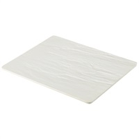 Click for a bigger picture.GenWare Melamine White Slate Effect Platter GN 1/2