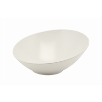 Click for a bigger picture.GenWare Melamine White Slanted Buffet Bowl 21cm