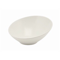 Click for a bigger picture.GenWare Melamine White Slanted Buffet Bowl 30cm