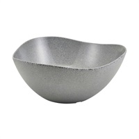 Click for a bigger picture.Grey Granite Melamine Triangular Buffet Bowl 35cm