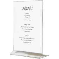 Click for a bigger picture.Acrylic Menu Holder A4 Size