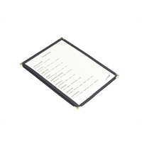 Click for a bigger picture.American Style Clear Menu Holder A5
