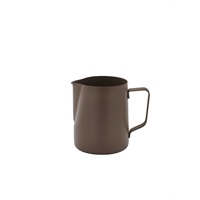 Click for a bigger picture.Non-Stick Brown Milk Jug 600ml/ 20oz