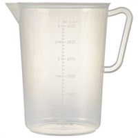 Click for a bigger picture.Polypropylene Measuring Jug 3L