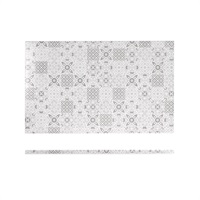 Click for a bigger picture.White Marrakesh Melamine GN 1/1 Slab 53 x 32.5cm