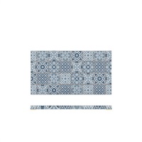 Click for a bigger picture.Blue Marrakesh Melamine GN1/3 Slab 32.5 x 17.6cm