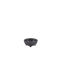 Click for a bigger picture.GenWare Black Polypropylene Mexican Mortar Bowl 7cl/ 2.5oz
