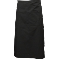 Click for a bigger picture.Black Waist Apron W/ Split Pocket 70cm Long