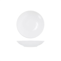 Click for a bigger picture.White Osaka Melamine Coupe Bowl 24 x 5cm