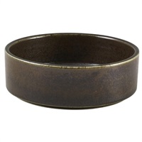 Click for a bigger picture.Terra Porcelain Black Presentation Bowl 13cm