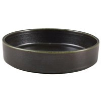 Click for a bigger picture.Terra Porcelain Black Presentation Bowl 18cm