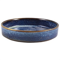 Click for a bigger picture.Terra Porcelain Aqua Blue Presentation Bowl 20.5cm