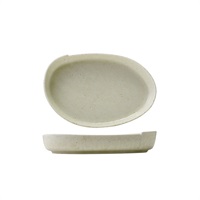 Click for a bigger picture.Kozo Porcelain Shiro Oval Plate 23cm