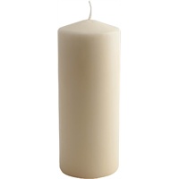 Click for a bigger picture.Pillar Candle 20cm H X 8cm Dia Ivory