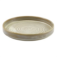 Click for a bigger picture.Terra Porcelain Matt Grey Presentation Plate 18cm