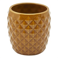 Click for a bigger picture.Genware Brown Pineapple Tiki Mug 40cl/ 14oz