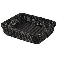 Click for a bigger picture.Polywicker Display Basket GN 1/2 Black