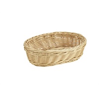 Click for a bigger picture.Oval Polywicker Basket 22.5 x 15.5 x 6.5cm