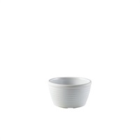 Click for a bigger picture.GenWare Melamine Matt White Ripple Ramekin 56ml/2oz