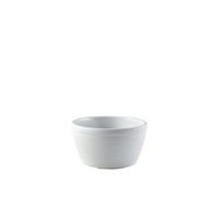 Click for a bigger picture.GenWare Melamine Matt White Ripple Ramekin 113ml/4oz