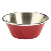 Click for a bigger picture.GenWare Red Stainless Steel Ramekin 43ml/1.5oz