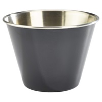 Click for a bigger picture.GenWare Black Stainless Steel Ramekin 34cl/12oz