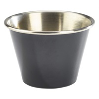Click for a bigger picture.GenWare Black Stainless Steel Ramekin 71ml/2.5oz