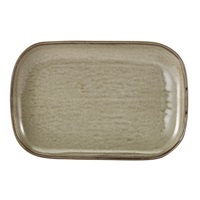 Click for a bigger picture.Terra Porcelain Grey Rectangular Plate 29 x 19.5cm