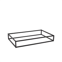 Click for a bigger picture.GenWare Black GN 1/1 Riser 8cm (H)