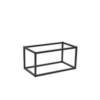 Click for a bigger picture.GenWare Black GN 1/3 Riser 16cm (H)