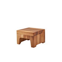 Click for a bigger picture.GenWare Acacia Wood Display Block 25 x 17cm