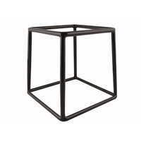 Click for a bigger picture.Genware Black Anti-Slip Buffet Riser 18 x 18cm