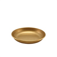 Click for a bigger picture.GenWare Gold Vintage Steel Coupe Plate 20cm