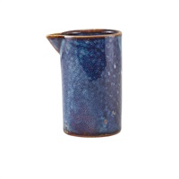 Click for a bigger picture.Terra Porcelain Aqua Blue Straight Sided Jug 18cl/ 6.3oz